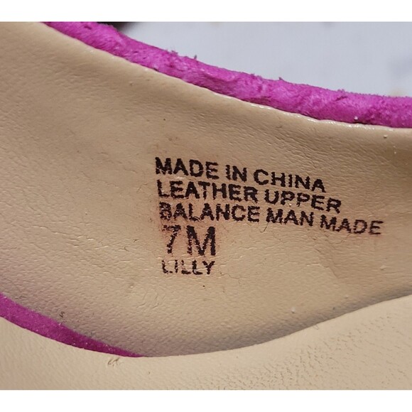 INC Size 7M Lilly Pink Snakeskin Stamped Leather Upper Stiletto Heels Pumps - Picture 9 of 10